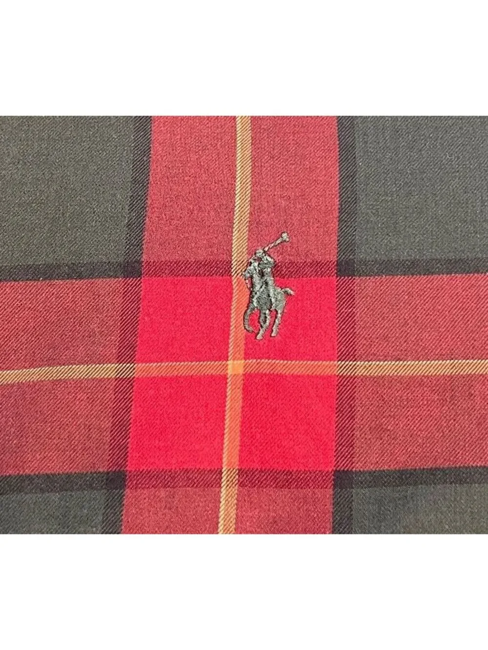 Vintage 90s Polo Ralph Lauren Blake Red Green Plaid Button Down Shirt M Prep